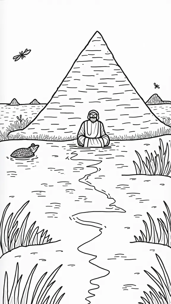 printable 10 plagues of egypt coloring pages